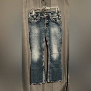 Silver Suki Boot Cut Blue Jeans Size 29
